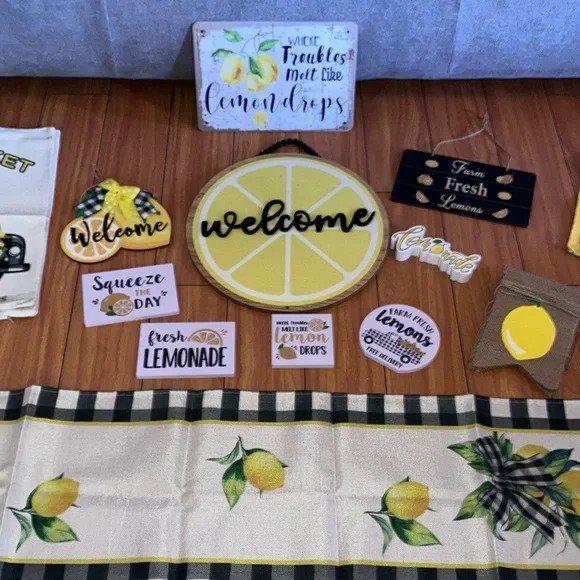 Lemon 🍋 Decorations selling all together
Brand New. Perfect for summer - Picture 1 of 12
